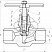 Клапан запорный Dn50 Pn160 под приварку Ст. 20 15с68нж