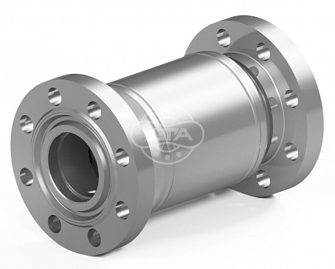 Клапан обратный поворотный фланцевый Dn150 Pn250 12Х18Н9Т