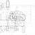 Кран шаровой разборный трехсоставной стяжной конструкции  фланцевый Dn50 Pn40 Ст. 20 11с45п