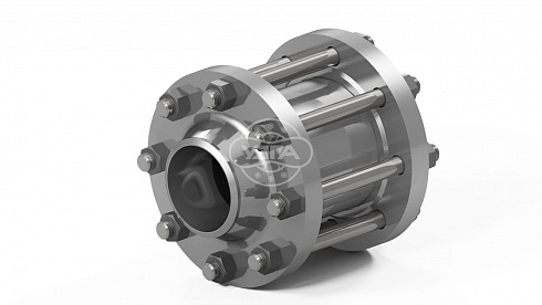 Клапан обратный тарельчатый Dn100 Pn16 09Г2С
