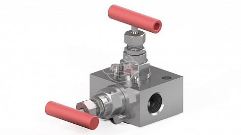 Приборный клапанный блок Dn1/2” класс 2500 (50 МПа) манифольд ZPA-V2BF8 Dn15 Рn420 10Х17Н13М2Т