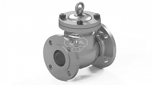 Клапан обратный поворотный фланцевый Dn200 Pn63 20Л 19с18нж